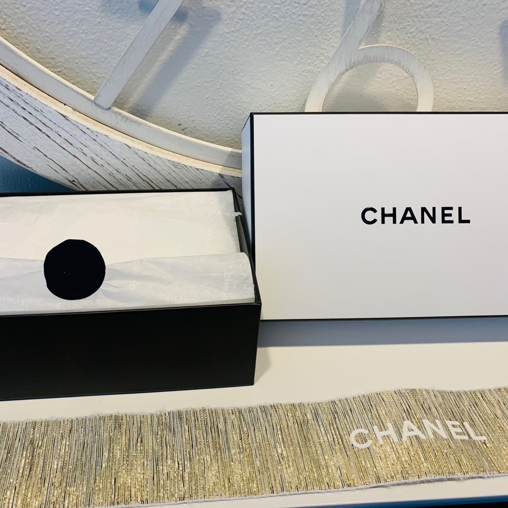 Chanel Decor Box (empty) & Ribbon